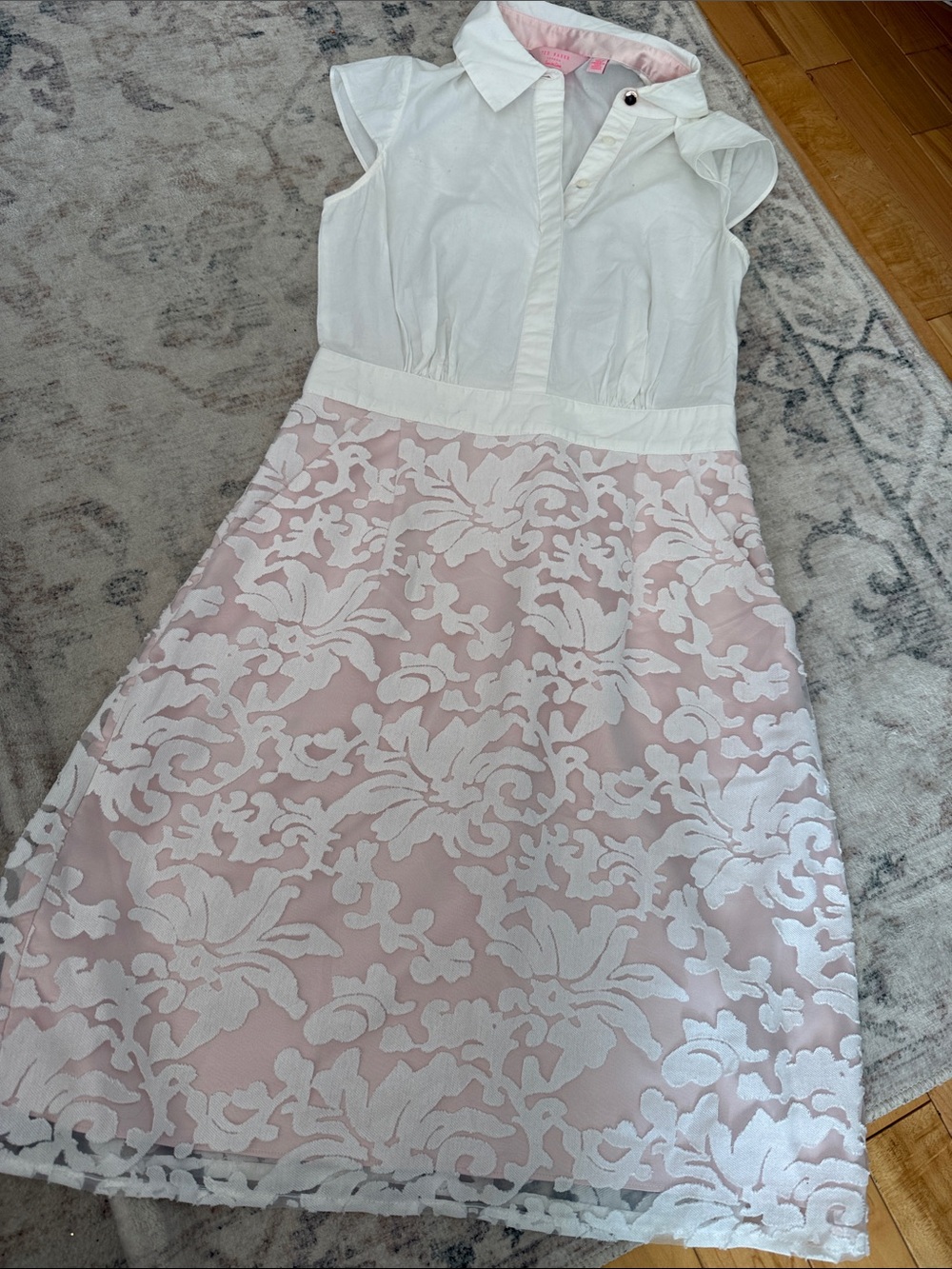 ted baker lace dress mini 1